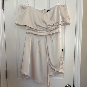 NWT Elegant Cream Women's Dress - Lulus